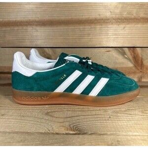 NEW Mens Size 8.5 - Adidas Gazelle Indoor “Collegiate Green Gum” Sneakers IG1596